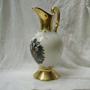 Vintage Vienna Austria Pitcher with Eagle Crest